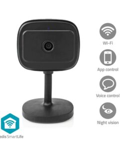 Nedis WIFICI07CBK Smartlife Camera Voor Binnen Wi-fi Full Hd 1080p Cloud Opslag (optioneel) / Microsd (niet Inbegrepen) / Onvif Met Bewegingssensor Nachtzicht