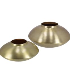 Alternative view of PTMD Jeason Ronde Pot 30 cm Champagne