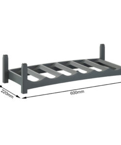 Alternative view of Rotho Vario Flessenrek Antraciet