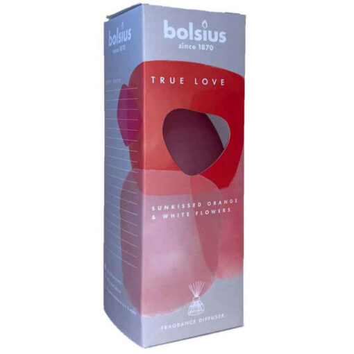 Bolsius True Love Geurstokjes Sunkissed Orange and White flowers 45 ml