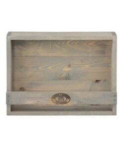 Esschert Design Houten Bloempothouder 12.3x39.1x28.9 cm Grijs