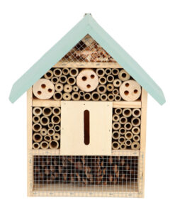 Esschert Design Houten Insectenhotel 10x24x29 cm Naturel/Mintgroen