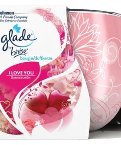 Glade by Brise I Love You Geurkaars in Decoratief Glazen Potje 120gr.