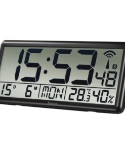 Alternative view of Hama Digitale Radiogestuurde Wandklok Jumbo Zwart