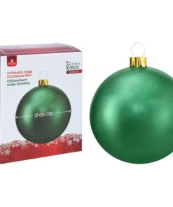 Kerstbal Opblaasbaar 65 cm Groen