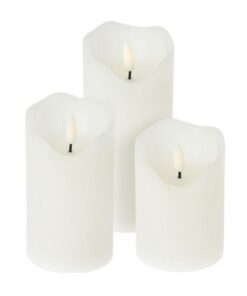 Alternative view of LED-Kaarsen 3 Stuks Wit