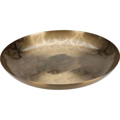 Metalen Decoratiebord 30 cm Goud