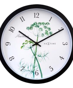 NeXtime NE-4315 Buitenklok Anethium 30.5 cm Zwart/Wit