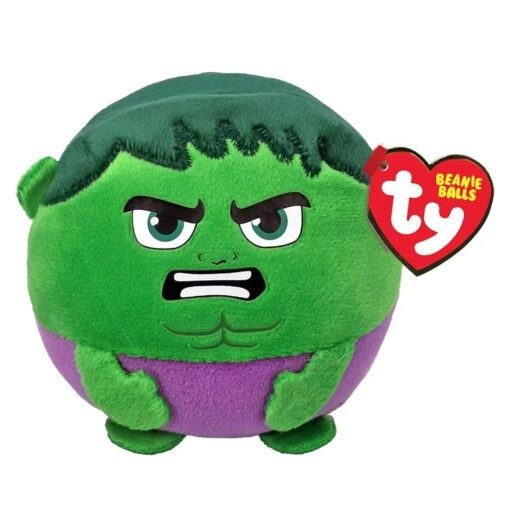 TY Beanie Balls Marvel Knuffel Hulk 10 cm