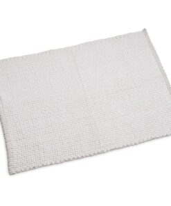 Wicotex Anti-Slip Badmat Braid  60x90 cm Wit