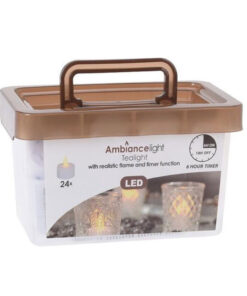 Ambiance LED Theelichtjes met Timer 24 Stuks