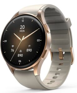 Hama Smartwatch 8900 GPS AMOLED 1.32 Goud/Beige