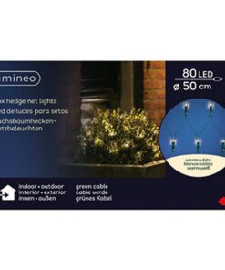 Lumineo LED Netverlichting voor Buxus Groen Warm Wit D50cm IP44