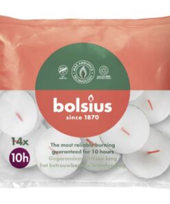 Bolsius Maxi Theelichten Branduur 10 14 Stuks