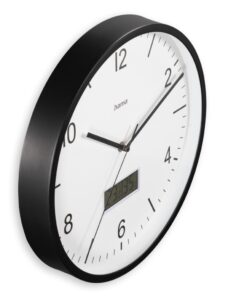 Alternative view of Hama DCF Wandklok Lanzarote Tikt Niet + Thermometer en Hygrometer 35 cm Zwart/Wit
