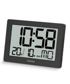 Hama Digitale Tafel-Wandklok Ko Tao Zwart