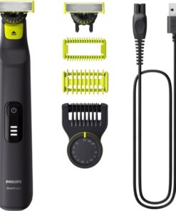 Philips QP6542/15 OneBlade Pro 360 Trimmer Zwart/Lime