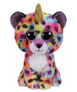 TY Beanie Boo's Luipaard-Eenhoorn Knuffel Giselle 15 cm