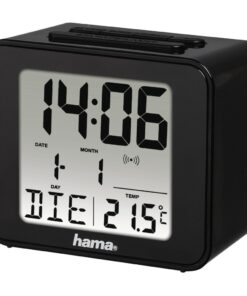 Hama Draadloze Wekker Cube Zwart
