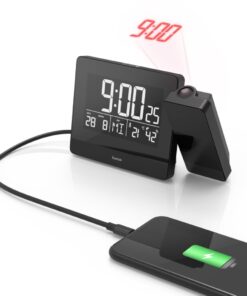 Alternative view of Hama Projectiewekker Plus Charge Zwart