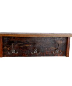 Houten Kapstok met 3 Haken 57x15x20 cm