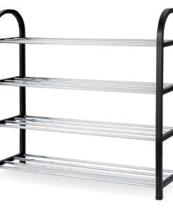 Alternative view of Mesa Living Schoenenrek 50x57x19 cm  Zwart/Zilver