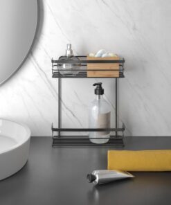 Alternative view of Metaltex Doucherek 2 Etages 26x30x10 cm Zwart