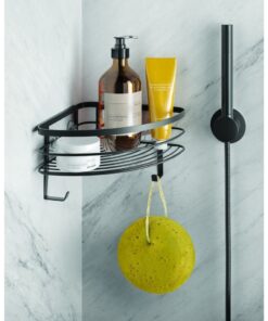 Alternative view of Metaltex Doucherek 21x21x13 cm Zwart/Metaal