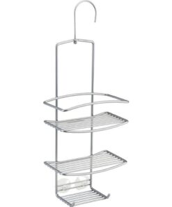 Metaltex Onda Doucherek 18x11x39/48 cm Zilver