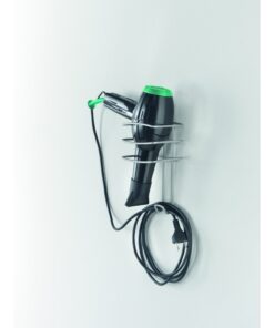 Alternative view of Metaltex Onda Haardrogerhouder 10x10x25 cm Zilver