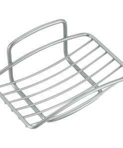 Metaltex Onda Zeephouder 13x8x6 cm Zilver