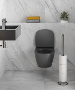 Alternative view of Metaltex Toiletrolhouder voor 5 Rollen 58x13 cm Zwart