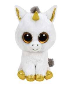 Ty Beanie Witte Eenhoorn Pegasus Knuffel 15cm