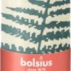Bolsius Rustiek kaars 130/68 bladmotief