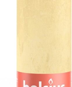 Bolsius Stompkaars Rustiek Butter Yellow 19 cm ø 7 cm