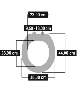 Alternative view of Cornat KSTASC00 Taro Duroplast WC Bril Softclose 95-180mm