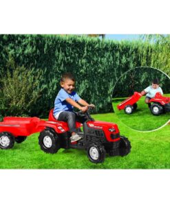 Alternative view of Dolu Traptractor met Aanhanger Rood/Zwart