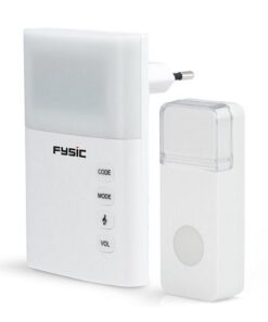 Fysic FD-110 Draadloze Deurbel met Flits Wit