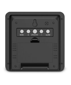 Alternative view of Hama Weerstation Mykonos met Regenmeter en Wekker Zwart