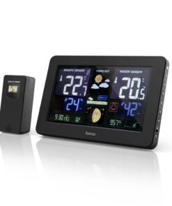 Hama Weerstation Premium Met Led-kleurendisplay En USB-oplaadfunctie