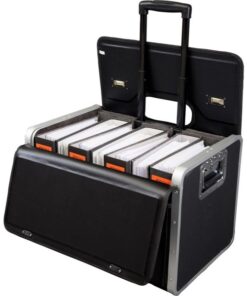 Alternative view of Juscha JU-45048 Aktentas Alassio Parma Zwart Imitatieleer.