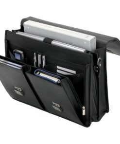 Alternative view of Juscha JU-47118 Aktentas Alassio Veneto 22 X 42 X 10 Cm Zwart