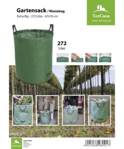 Alternative view of TerCasa JU-998001 Tuinafvalzak 272L Groen