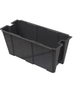 Bama Fioriera Binnen Plantenbak 63L 79x35x37 cm Zwart