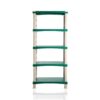 Bama Futuro Opbergsysteem 5 Planken 80x40x174 cm Groen