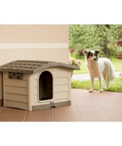 Alternative view of Bama Pet Cuccia Hondenhok 110x94x77 cm Beige/Taupe