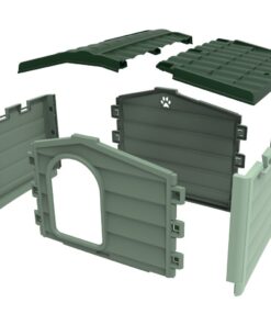 Alternative view of Bama Pet Cuccia Hondenhok 89x75x62 cm Groen