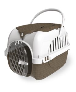 Bama Pet Transportbox 59x38x37 cm Taupe/Wit