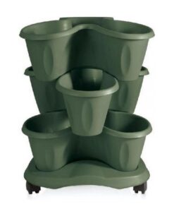 Bama Trifoglio Plantenbak met Wieltjes 40x51 cm Groen