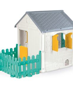 Alternative view of Dolu Speelhuis 122.5x104x156 cm + Geluid Wit/Groen/Grijs/Geel